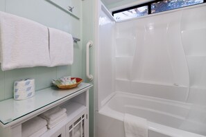 Hair dryer, towels
