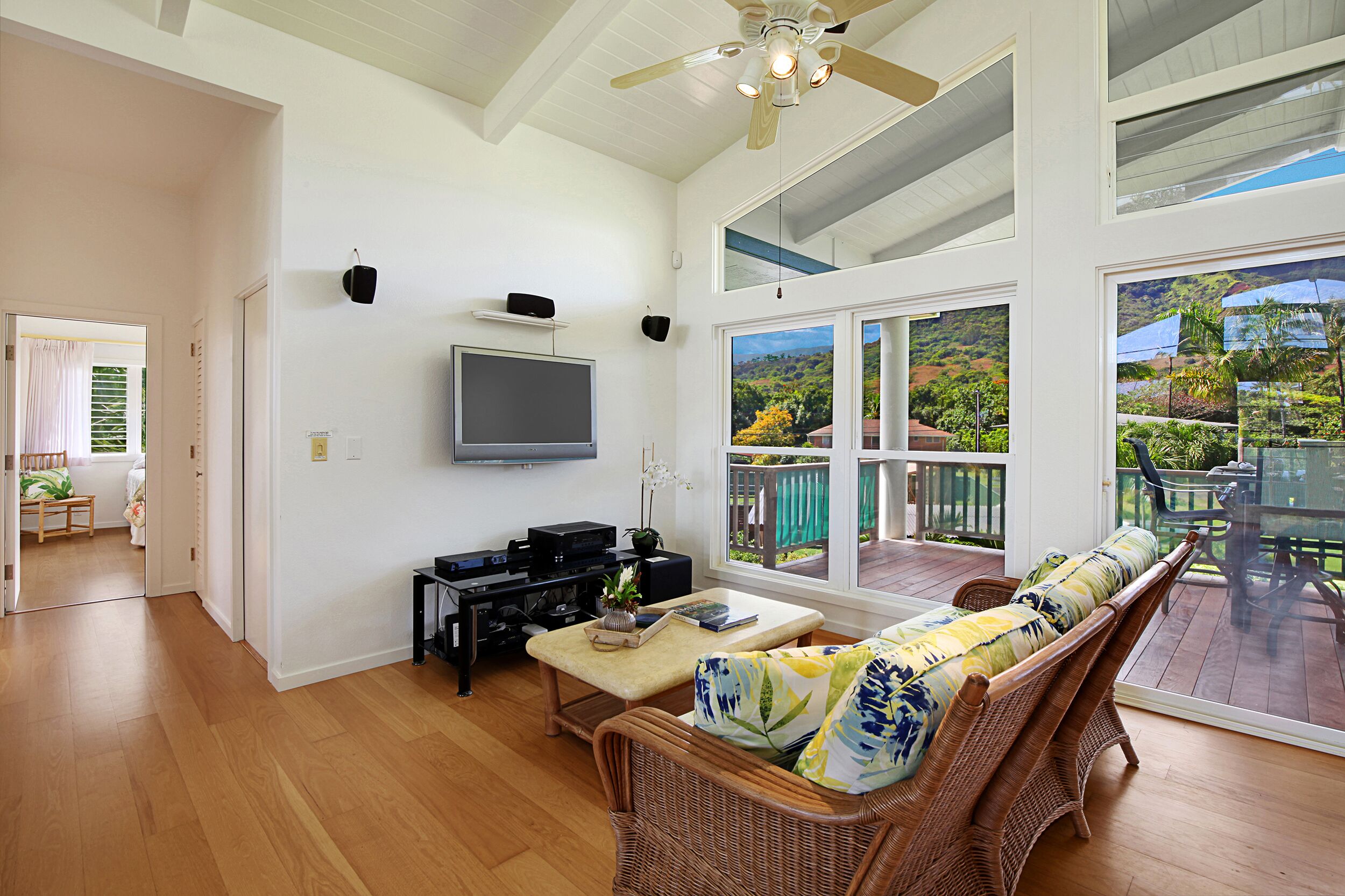 平板电视、DVD 播放器、立体声音响