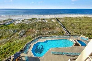 Indoor pool, a heated pool