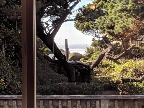 Heceta Haven with a peek of the ocean.