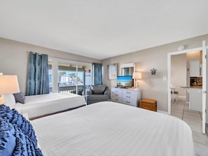 1 bedroom, iron/ironing board, internet, bed sheets