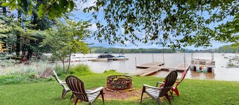 Lakefront Cabin with Private Dock, Hot Tub, & Game Room - Dogs Okay