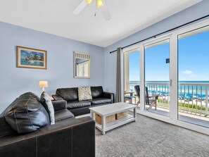 Smart TV, DVD player - 🌊  TWO Beachfront Pools~Covered Parking~1BR Seychelles 207 (Panama City Beach)