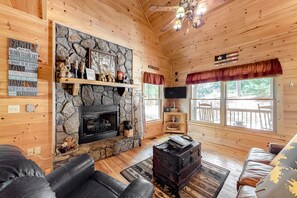 TV, fireplace, DVD player, table tennis