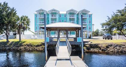 WATERFRONT, RIVERS EDGE CONDO #2C-BLDG 1* PRIVATE DOCK and ASSIGNED BOAT SLIP!