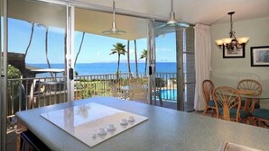 Dining - Exceptional Location, Breathtaking Ocean View: Kamaole Nalu #204 (Kihei, Maui)