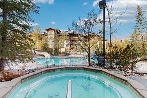 A heated pool - Mountainview Condo with Ski-In/Out Access, Club Solitude Access with Pool & Hot Tub (Solitude)