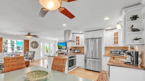 Fridge, microwave, stovetop, dishwasher - Manatee Manor by Duncan Real Estate (Anna Maria)