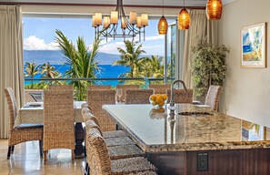 Dining - Maui Resort Rentals: Honua Kai Konea 402 – Direct Ocean Front 3BR w/ B.B.Q on Wrap Around Balcony (Lahaina)