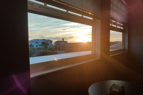 Sunrise from loft area
