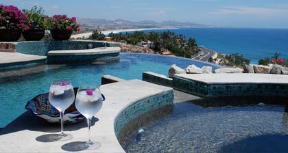 Luxury Hacienda Style Oceanview Villa w/ Pool, Hot Tub & Golf Cart in Querencia