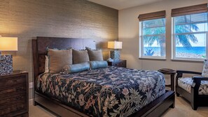 3 bedrooms, iron/ironing board, Internet, bed sheets - Hali'i Kai Most Oceanfront Location! Walk to Pool, Gym and Restaurant (Waikoloa)
