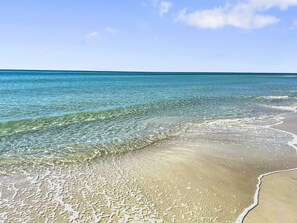 Vlak bij het strand