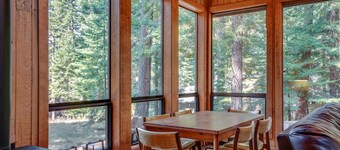 Dog-friendly cabin with deck, mountain views, pools, & hot tubs