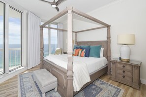 3 bedrooms, iron/ironing board, free WiFi, bed sheets - Upscale crisp, coastal beachfront condo w/private balcony! (Destin)