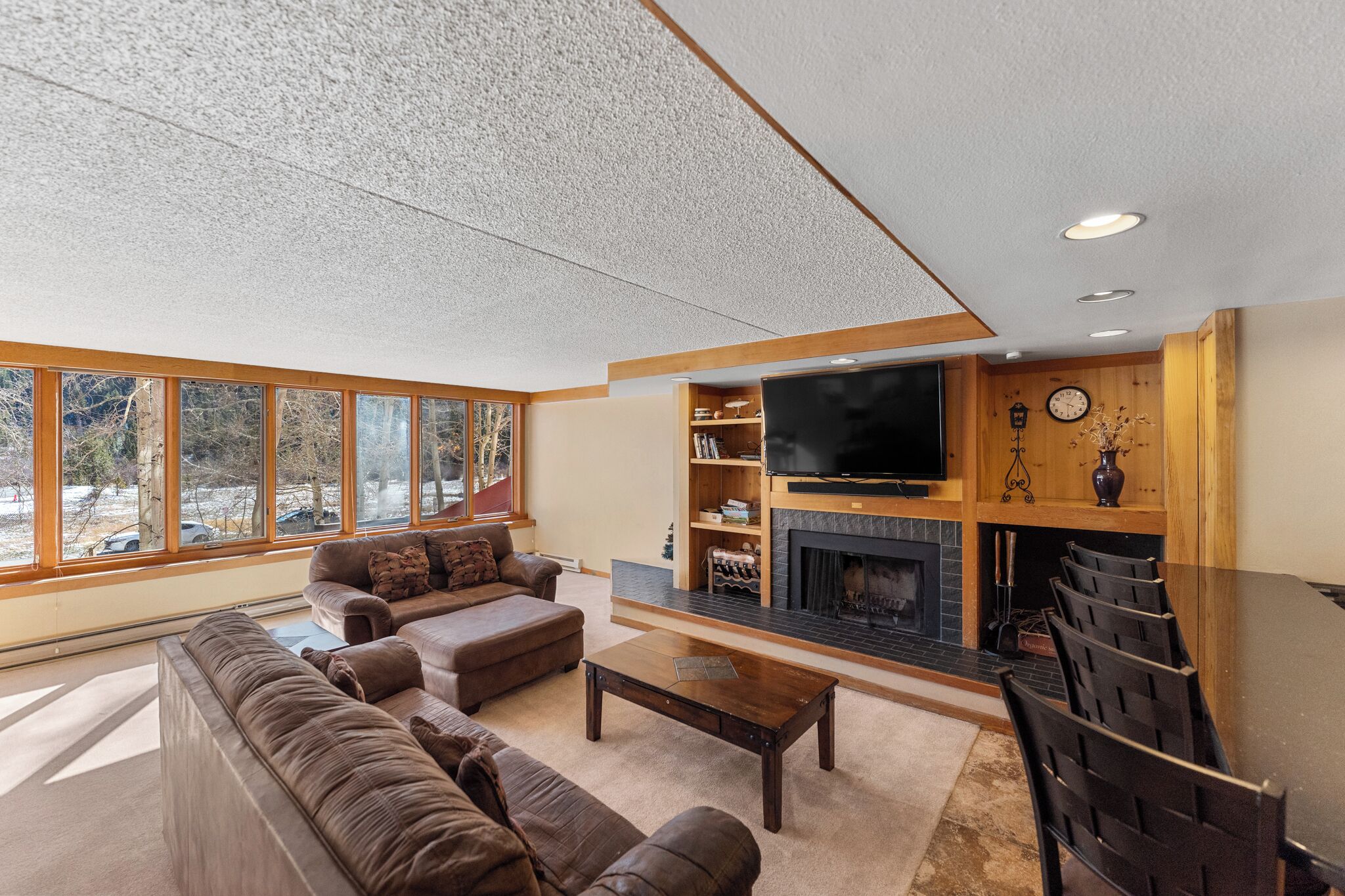 TV, fireplace, DVD player