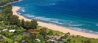 Sunset Hale, Ocean view and Steps to Hanalei Bay - Walk to restaurants