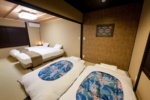 Huis (Japanese Town Style) | Een kluis op de kamer, een bureau, gratis wifi, beddengoed
