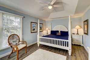 2 bedrooms, iron/ironing board, free WiFi, bed sheets