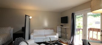 Super mignon studio dans Skyland, bain à remous. 6ème nuit gratuite