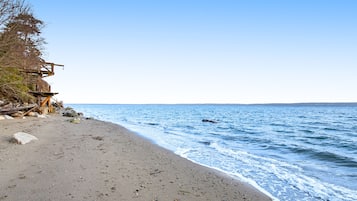 On the beach