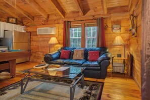 TV, fireplace, DVD player