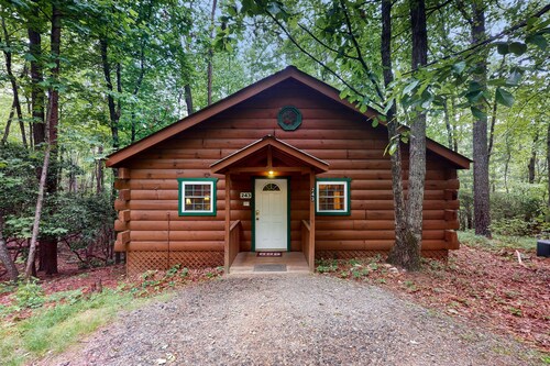Cozy Dog-Friendly Studio Cabin with Hot Tub, Jetted Tub, Fireplace & WiFi