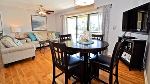 Condo, 3 Bedrooms, 2 Bathrooms | Living area - Beachwood Villas - "beach Please!" - 3 BR / 2 BA - Sleeps 8 (Santa Rosa Beach)