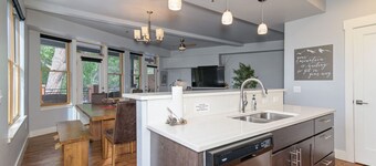 Best location in Salida! 2 River front decks, looks over Arkansas River waterpark!