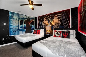 9 slaapkamers, een strijkplank/strijkijzer, wifi, beddengoed