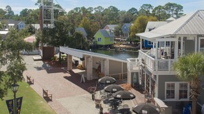 Outdoor dining - 6-Seat Golf Cart Included ~ Lakefront ~ Loft Area ~ Private Patio (Miramar Beach)