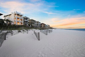 On the beach