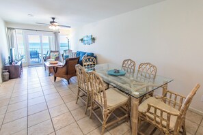 Dining - Whispering Sands #202 - Lovely Gulf Front Condo, Amazing Gulf Views, Dune Allen (Santa Rosa Beach)