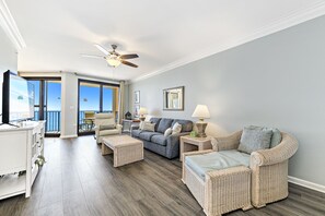 TV - Phoenix X 1408 | Beachfront | Next to Flora-Bama! |Oceanfront Pool | My Beach Getaways (Orange Beach)
