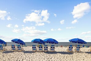 Accommodatie ligt op het strand