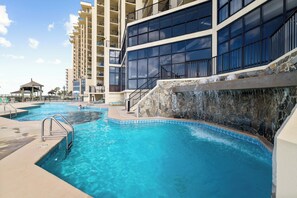 Indoor pool, a heated pool