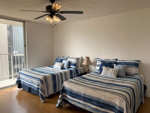 1 bedroom, iron/ironing board, Internet, bed sheets