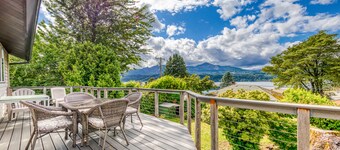 Magnificent Dog-Friendly Home w/ Lake & Mountain Views from the Large Deck