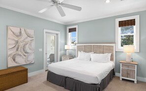 4 bedrooms, desk, iron/ironing board, WiFi