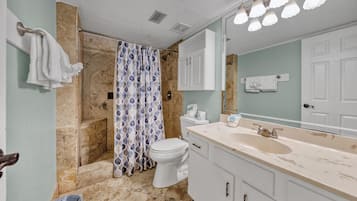 Shower, towels