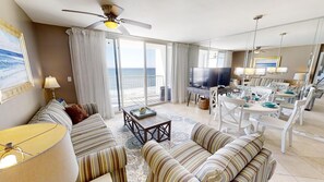 TV, DVD player - Master on Gulf with Beach Chairs & Free round of Golf & Activities Every Day! (Panama City Beach)