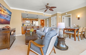 TV connectée, lecteur de DVD, chaîne hi-fi, espaces bureaux