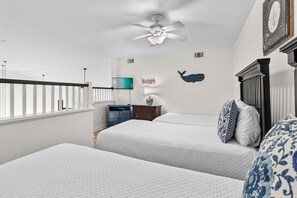 4 bedrooms, iron/ironing board, free WiFi, bed sheets - 4BR Beach Villa w/ 6-Seat GOLF CART! Near Pool, Beach Tram, Screened Balcony. (Miramar Beach)
