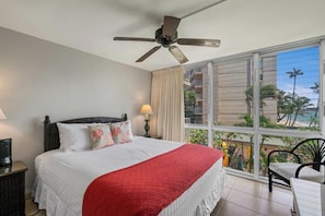 2 bedrooms, iron/ironing board, free WiFi, bed sheets - Oceanview Oasis Walk to Shops & Dining: Kamaole Nalu #303 Convenience & Charm! (Kihei)