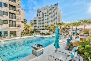 Pool - Snowbird Friendly ~ Beachfront ~ Gulf Views ~ Large Balcony (Miramar Beach)