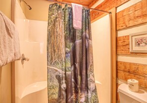 Shower, towels