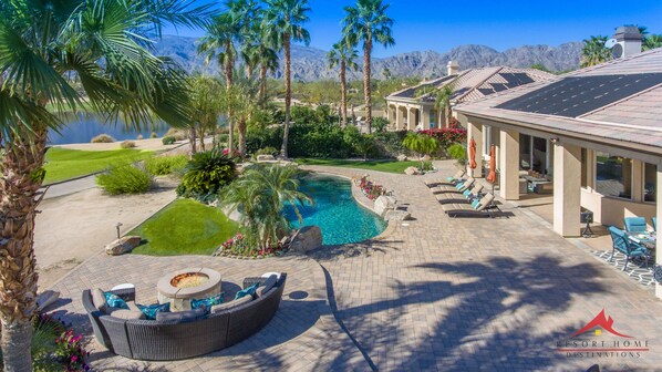 Outdoor pool, a heated pool - JUST ADDED-PUTTING GREEN! Private Oasis Luxe & Serene – Deep Pool (LA QUINTA)