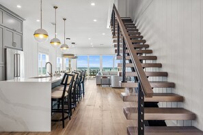 Interior - Luxury Grayton Beach House ON THE SAND in 30a! Private Beach, Porch, Balcony. (Santa Rosa Beach)