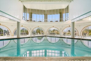 Indoor pool, a heated pool
