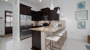 Oven, stovetop, dishwasher, toaster